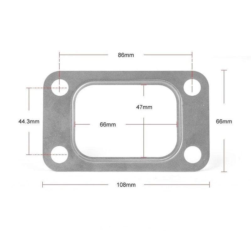 Turbo Manifold Gasket Stainless Steel Flange For Garrett Precision BorgWarner 1