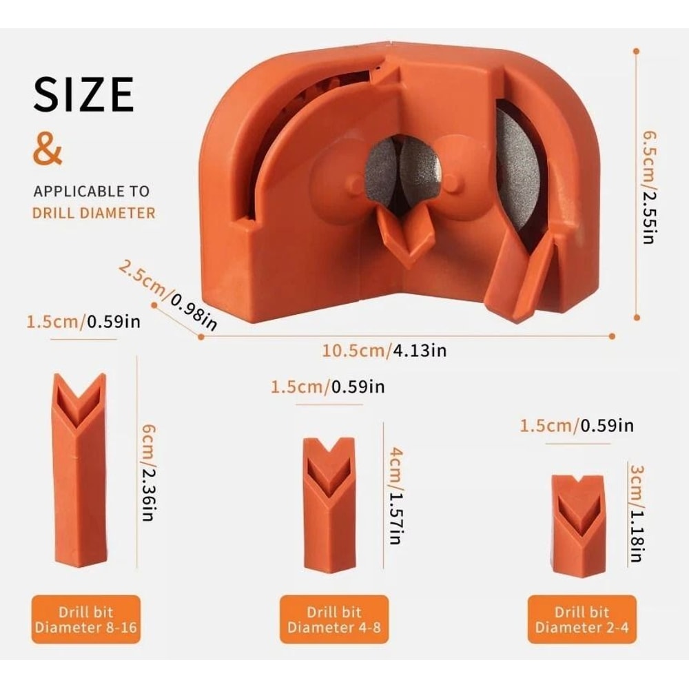 Multi Purpose Drill Bit Sharpener For Knives And Scissors Portable Sharpening Tool 1