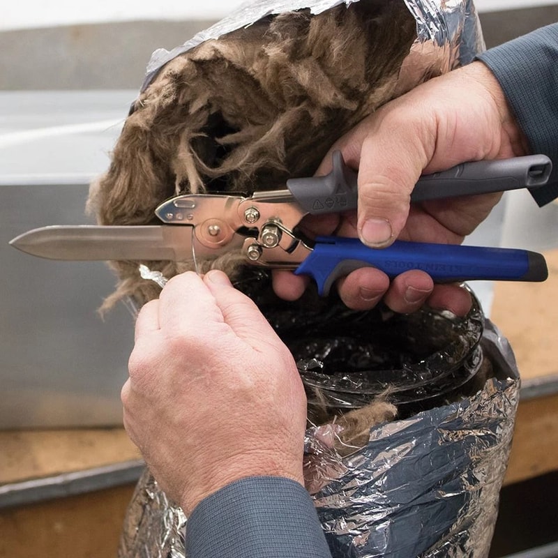 HVAC Duct Cutter With BuiltIn Wire Cutter 2