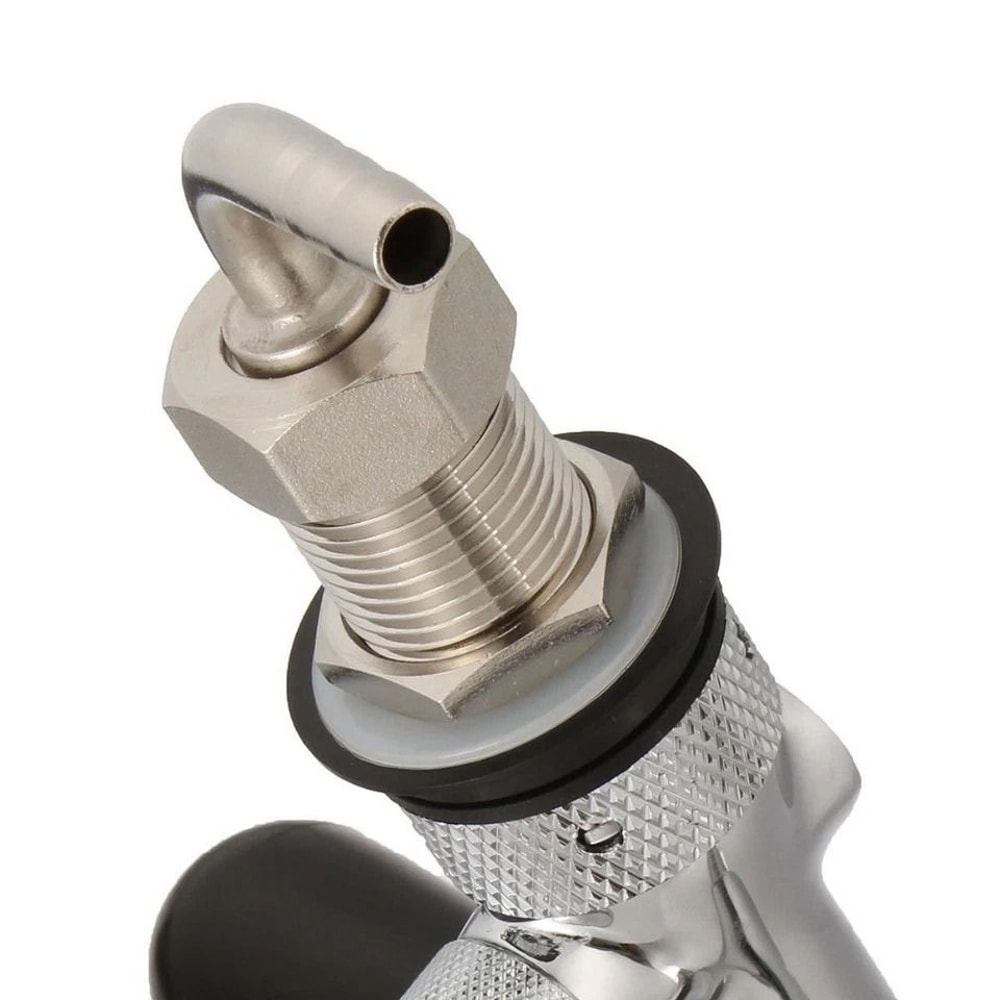 Adjustable Draft Beer Faucet With Shank Chrome Kegerator Tap 2