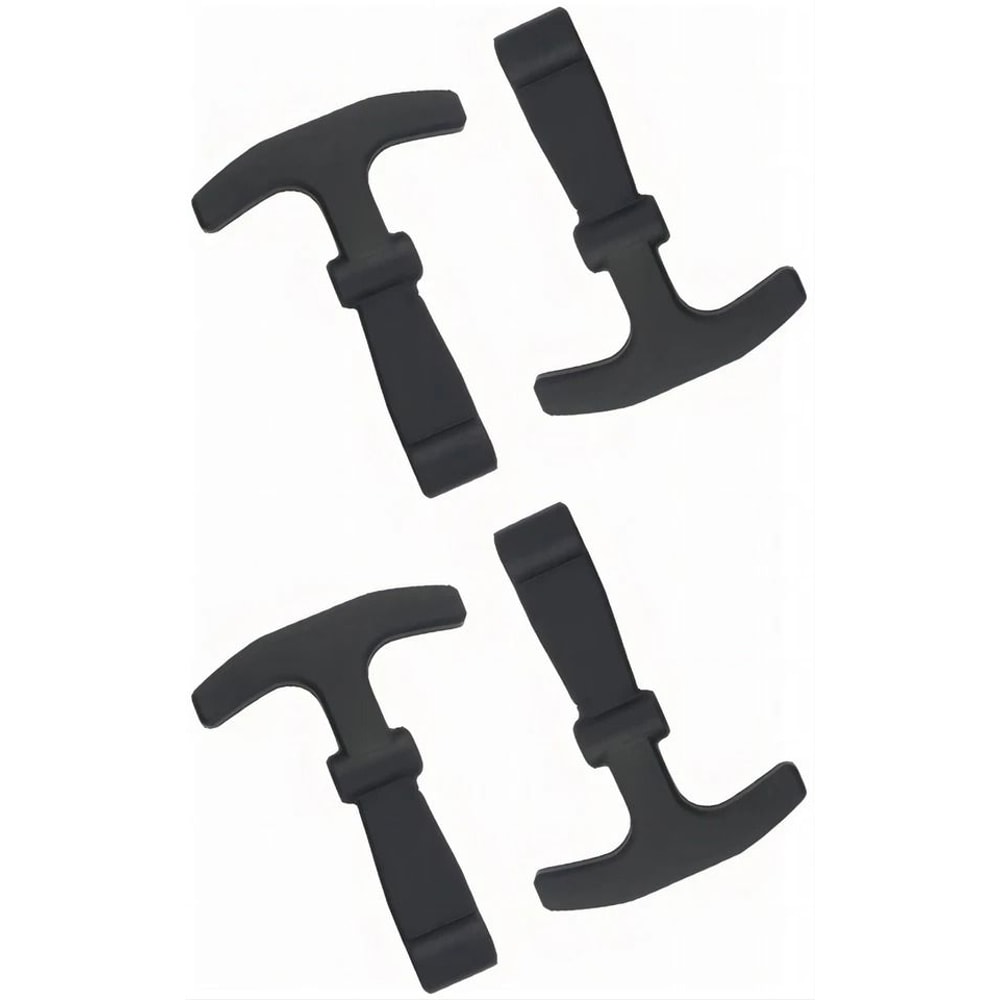 Heavy Duty Cooler Replacement Latches For YETI RTIC Black Rubber Lid Closures 0