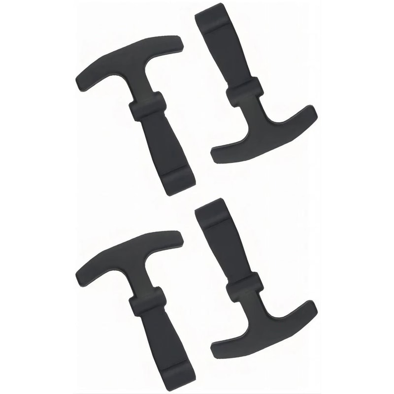 Heavy Duty Cooler Replacement Latches For YETI RTIC Black Rubber Lid Closures 0