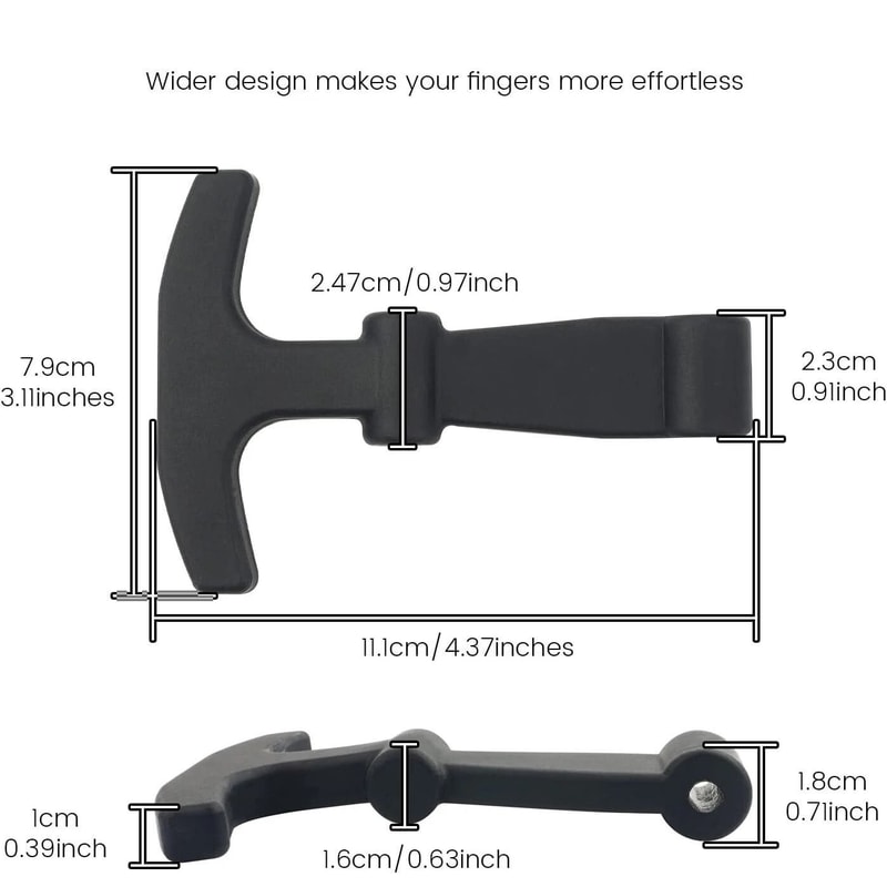 Heavy Duty Cooler Replacement Latches For YETI RTIC Black Rubber Lid Closures 5