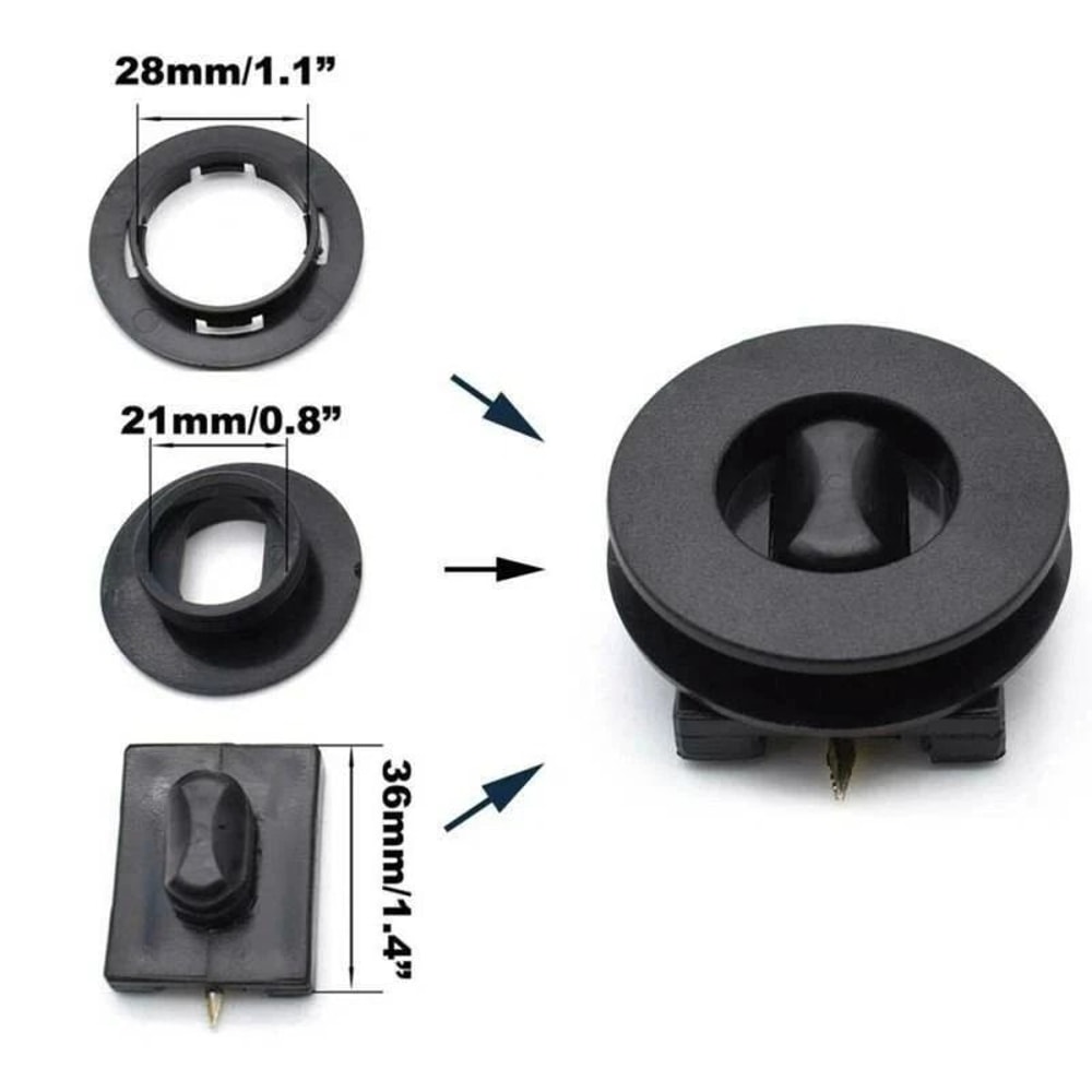 Universal Car Floor Mat Clips AntiSlip Carpet Retainers 2