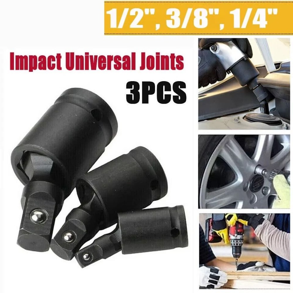 Impact Universal Joint Set With Swivel Socket Adapter 4