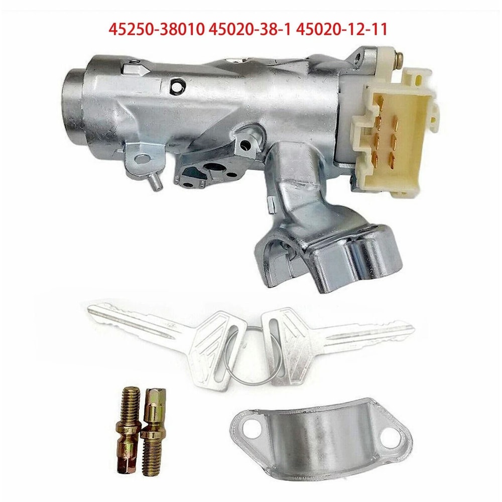 Ignition Switch Assembly With Keys And Bracket Direct Replacement 6