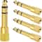 Stereo Headphone Adapter Gold Plated TRS Jack Converter 0