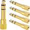 Stereo Headphone Adapter Gold Plated TRS Jack Converter 0