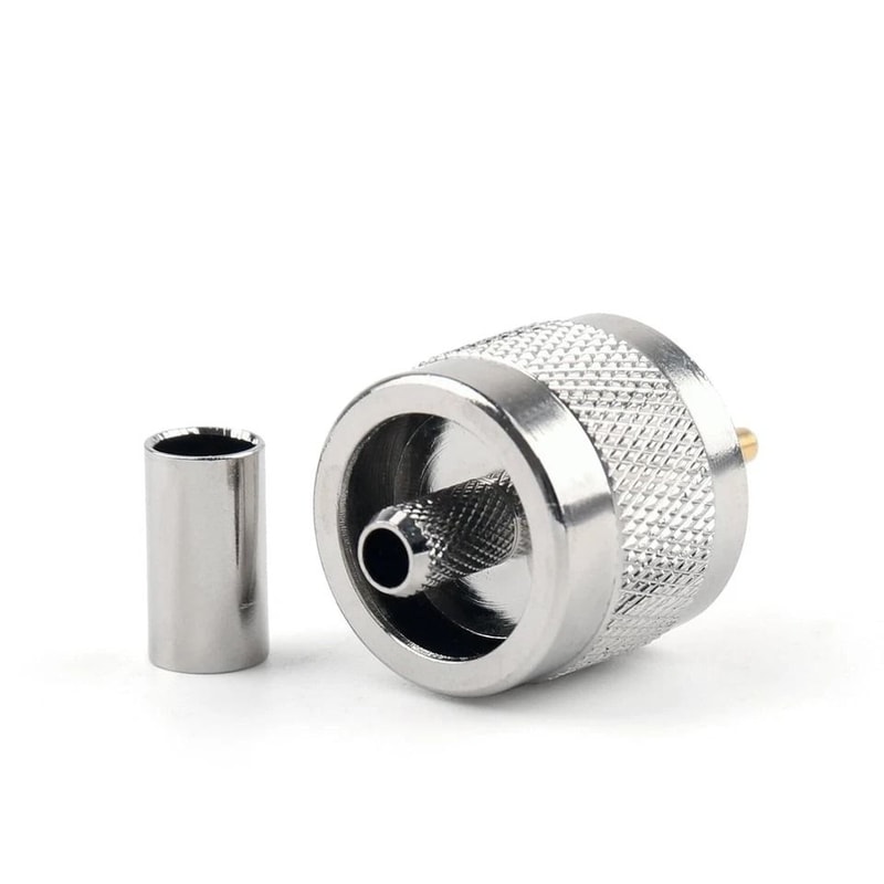 UHF Male Crimp Connectors For Coax Cable 1