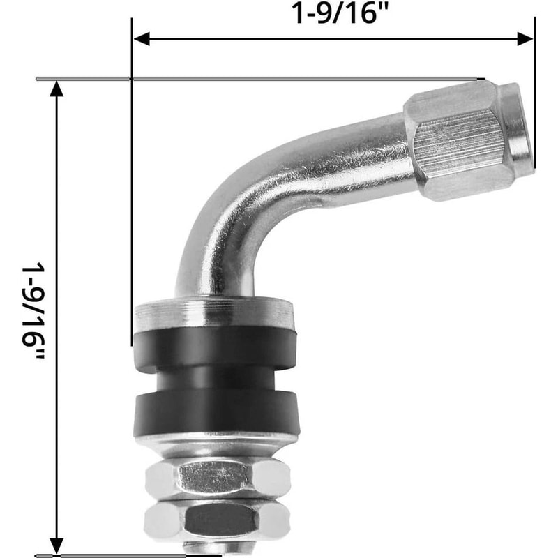 Bolt In Tire Valve Stems Tubeless Set For Car And Motorcycle 4