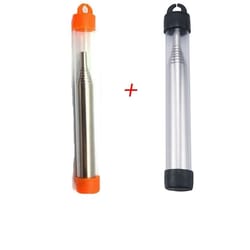 collapsible camping fire blow tube pocket bellows for campfires and survival kits