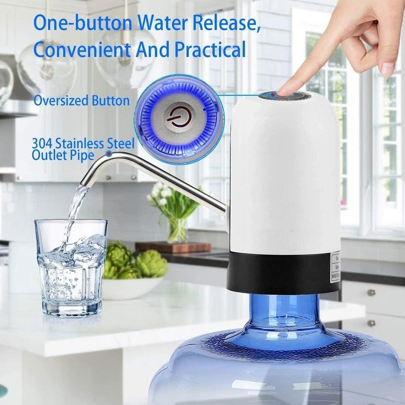 Portable USB Electric Water Dispenser Pump For Gallon Bottles 9