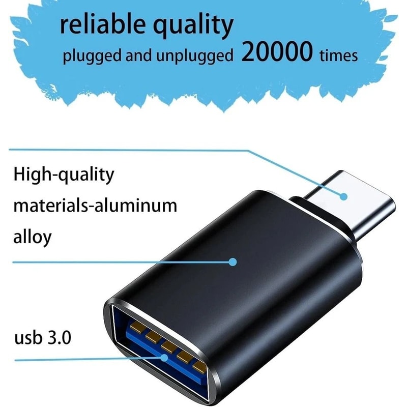 USBC To USB Adapter OTG USB Converter For Phones Tablets Laptops 9
