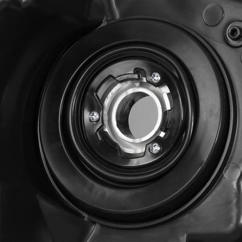 Headlight Assembly Pair Chrome Halogen Replacement 12