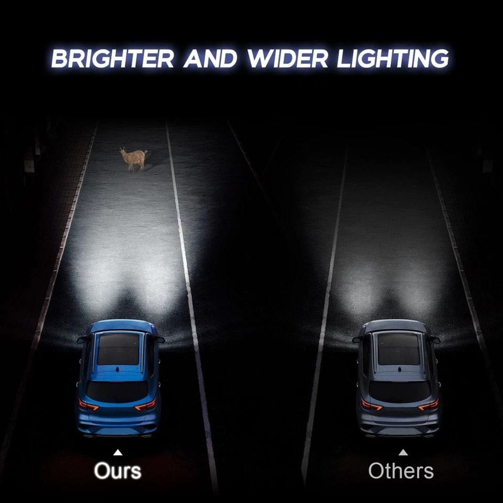 Headlight Assembly Pair Chrome Halogen Replacement 5