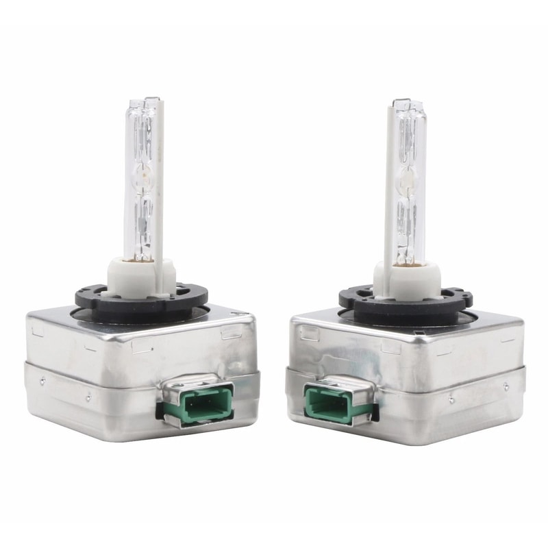 White HID Xenon Bulb Pair OEM Factory Headlight Replacement 5