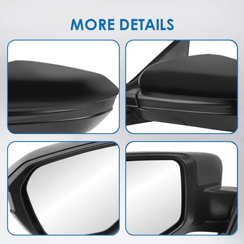 Driver Side Mirror Power Adjust Manual Fold Left Side Replacement 3