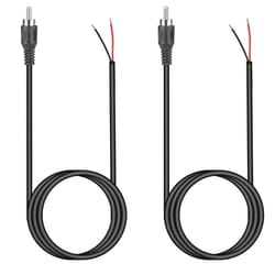 rca to bare wire cable for speakers subwoofer tv audio repair