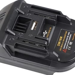 battery adapter for makita tools with usb for dewalt and milwaukee batteries