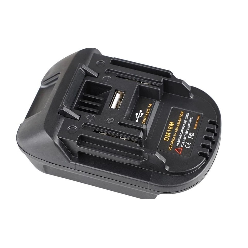 Battery Adapter For Makita Tools With USB For DeWalt And Milwaukee Batteries 0