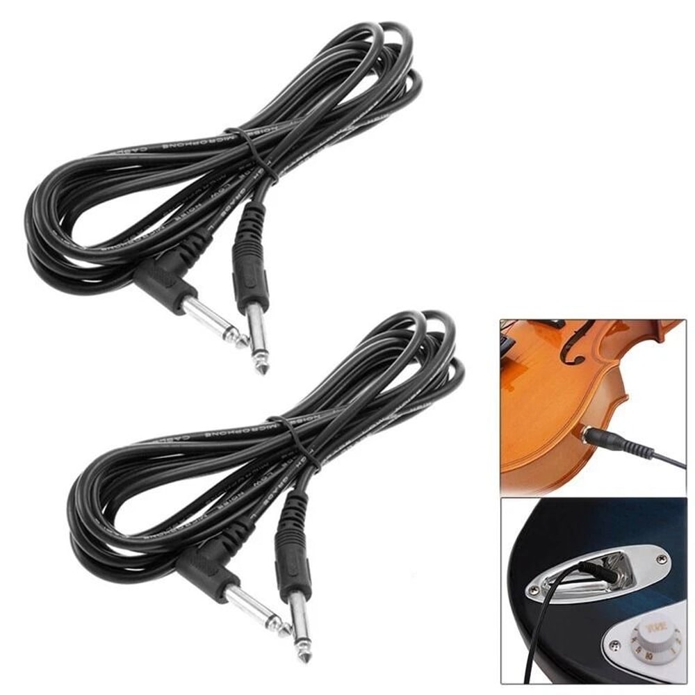 Right Angle Guitar Amp Cable Instrument Cord For Electric Guitar And Amplifier 0