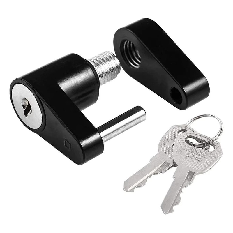 Universal Trailer Coupler Lock With Keys For Trailer Boat RV Truck 6