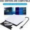 Slim External CD DVD Drive USB Burner For Laptop PC Mac 3