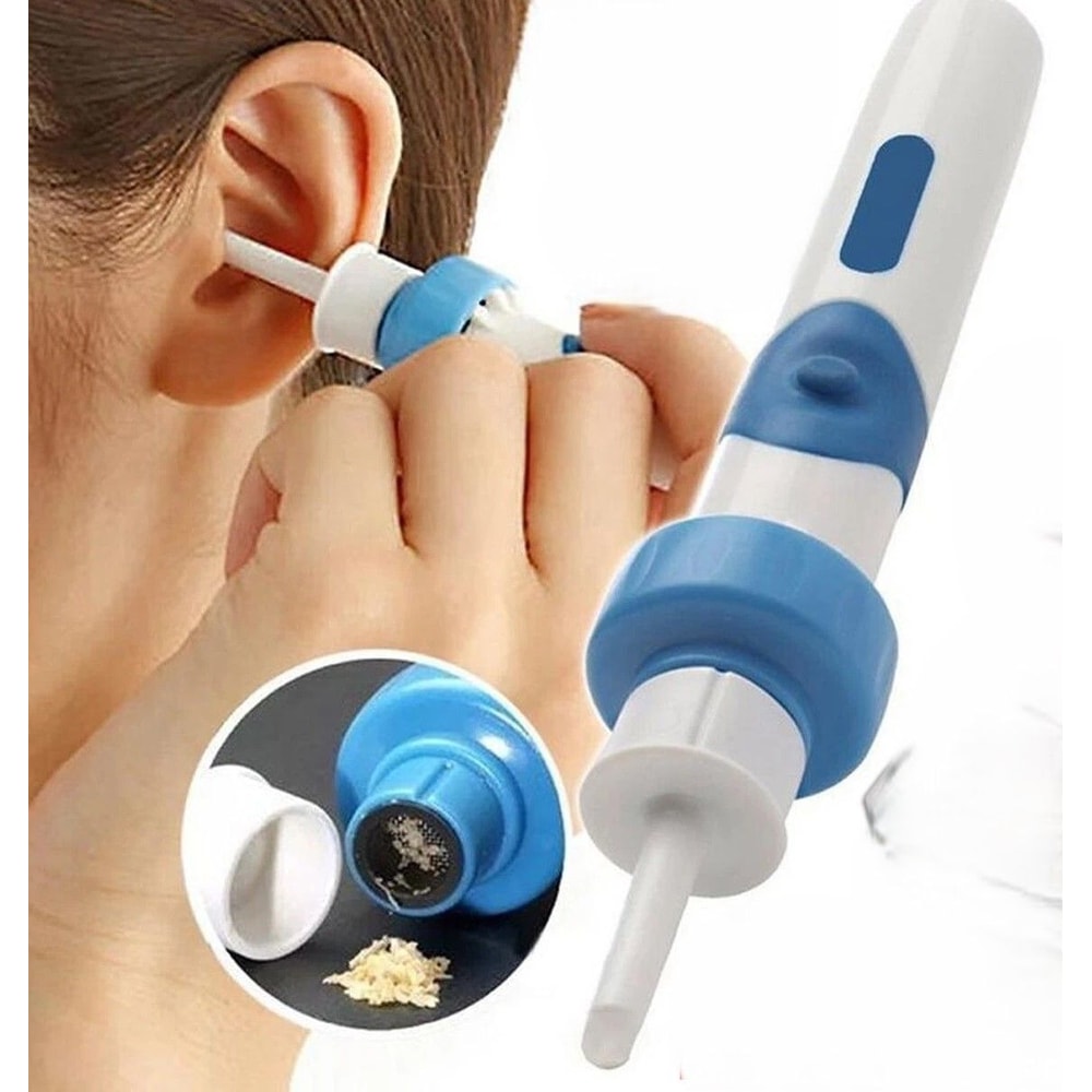Cordless Ear Vacuum Ear Wax Remover With Carry Case For Gentle Painless Cleaning 0