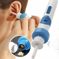 cordless ear vacuum ear wax remover with carry case for gentle painless cleaning
