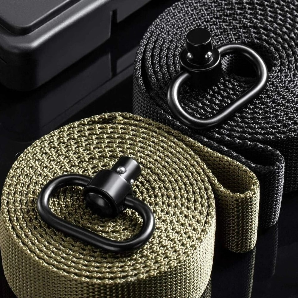 Heavy Duty QD Sling Swivel Push Button Quick Detach Rifle Mount 2