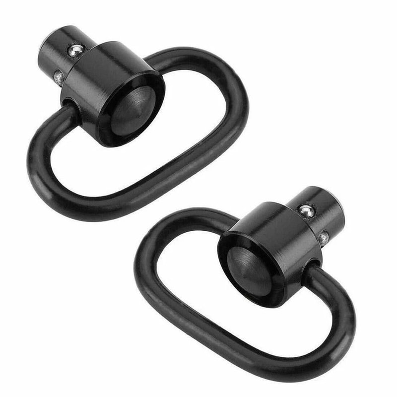 Heavy Duty QD Sling Swivel Push Button Quick Detach Rifle Mount 3