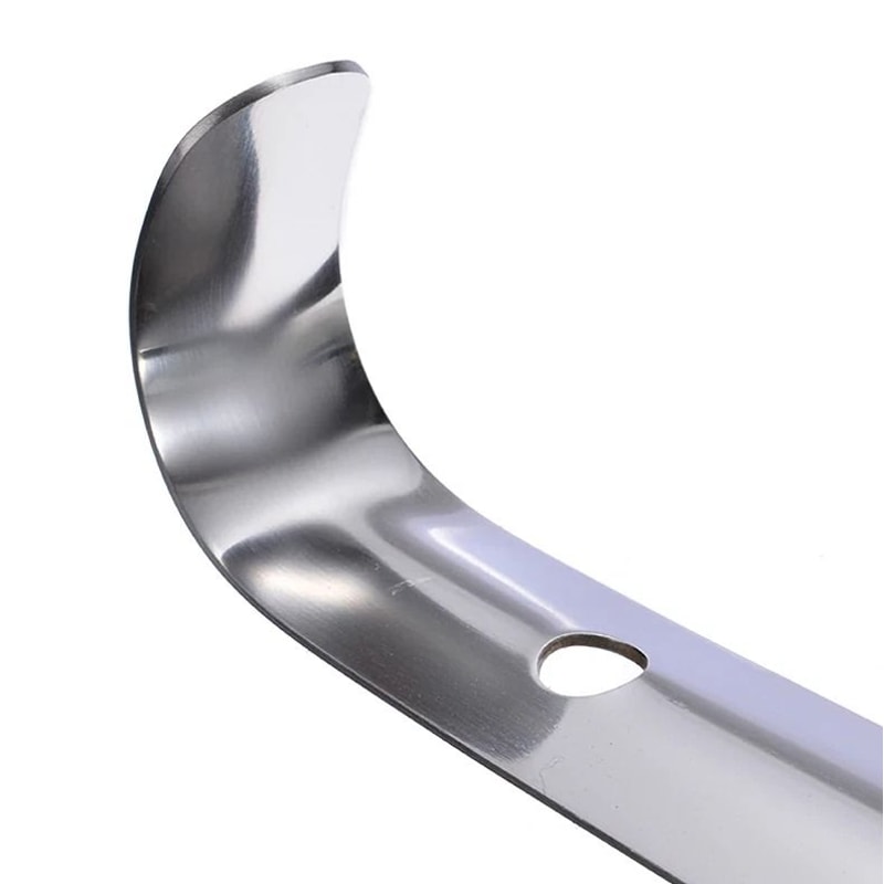 Long Handle Shoe Horn Stainless Steel Shoehorn For Easy No Bend Wear 6