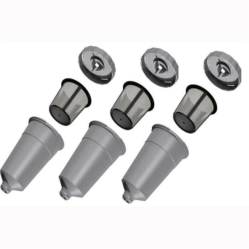 Reusable K Cup Coffee Filter Refill Pods For Keurig My KCup Replacement 10