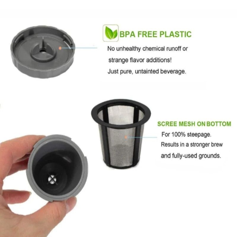 Reusable K Cup Coffee Filter Refill Pods For Keurig My KCup Replacement 2