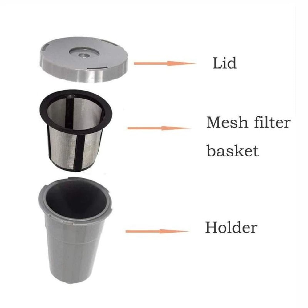 Reusable K Cup Coffee Filter Refill Pods For Keurig My KCup Replacement 3