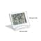 Foldable Digital Travel Alarm Clock With Temperature Calendar And Snooze 1