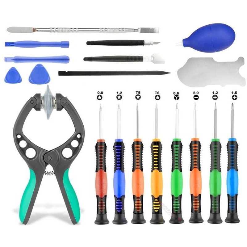 Phone Repair Tool Kit With Screen Opening Tools And Precision Screwdrivers 8