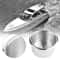 Universal Stainless Steel Cup Holder Insert Set For Car Boat Truck RV 0