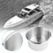 Universal Stainless Steel Cup Holder Insert Set For Car Boat Truck RV 0