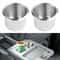Universal Stainless Steel Cup Holder Insert Set For Car Boat Truck RV 6