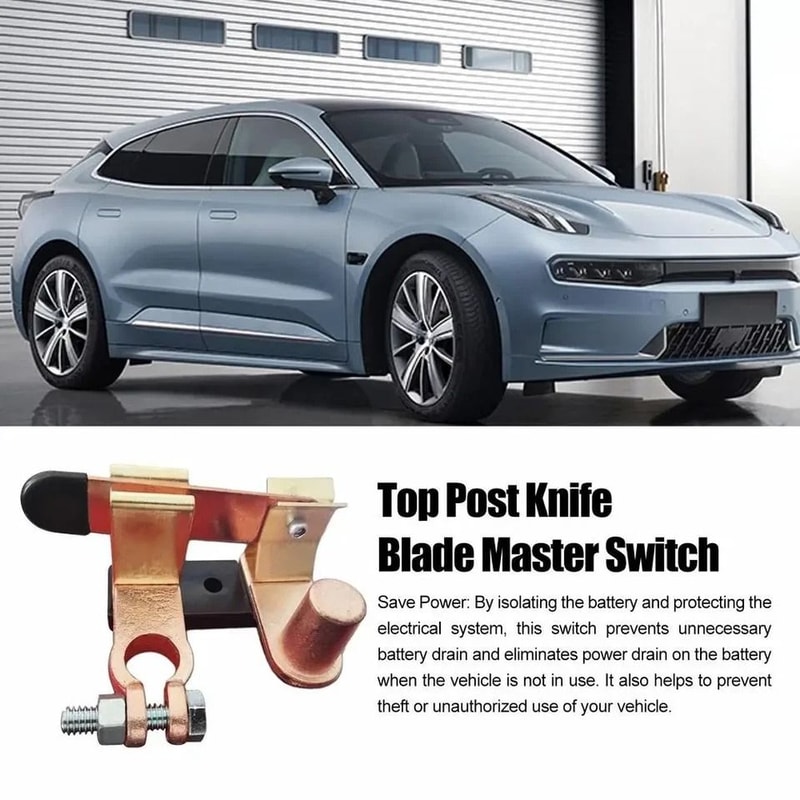 Universal Battery Disconnect Switch For Car RV Auto Quick Power Cut Off 10