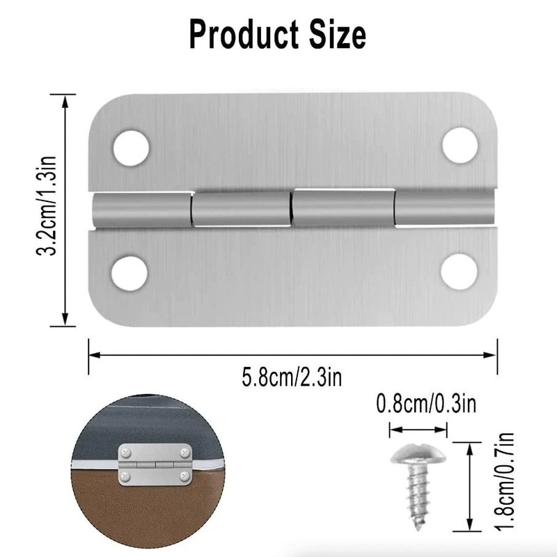 Igloo Cooler Replacement Hinges In Stainless Steel With Screws For Ice Chest Repair 1