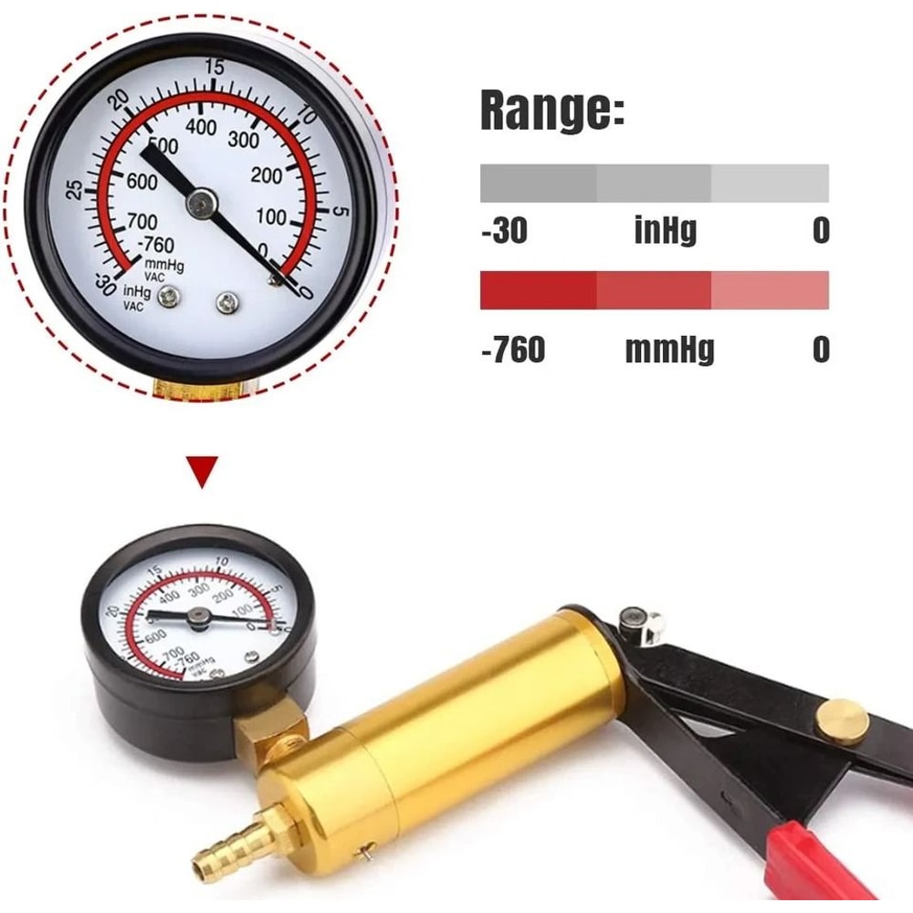 Brake Bleeder Kit With Vacuum Pump Tester And Case For Car Motorcycle Fluid Bleeding 3