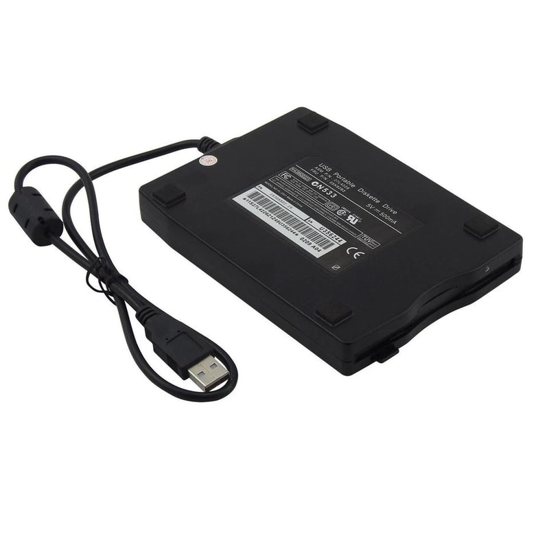 USB Floppy Disk Drive External Reader For PC Laptop And Mac 2