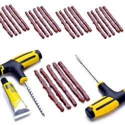 tire repair kit for cars trucks and motorcycles emergency flat fix set