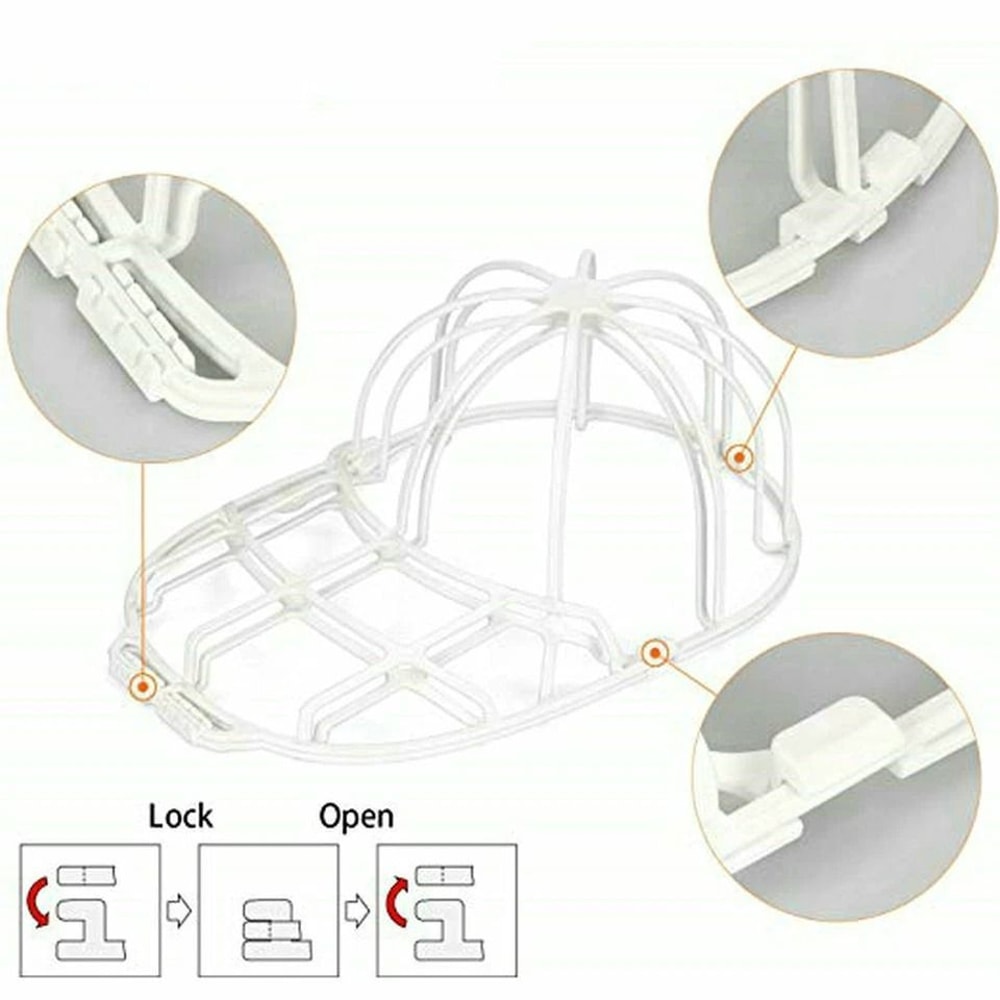 Hat Washer Cage For Washing Machine Baseball Cap Cleaner Frame 7
