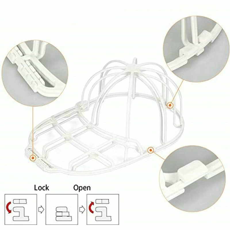 Hat Washer Cage For Washing Machine Baseball Cap Cleaner Frame 7