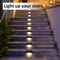 Solar Deck Lights Waterproof LED Step Lights For Stairs Fence Patio 1