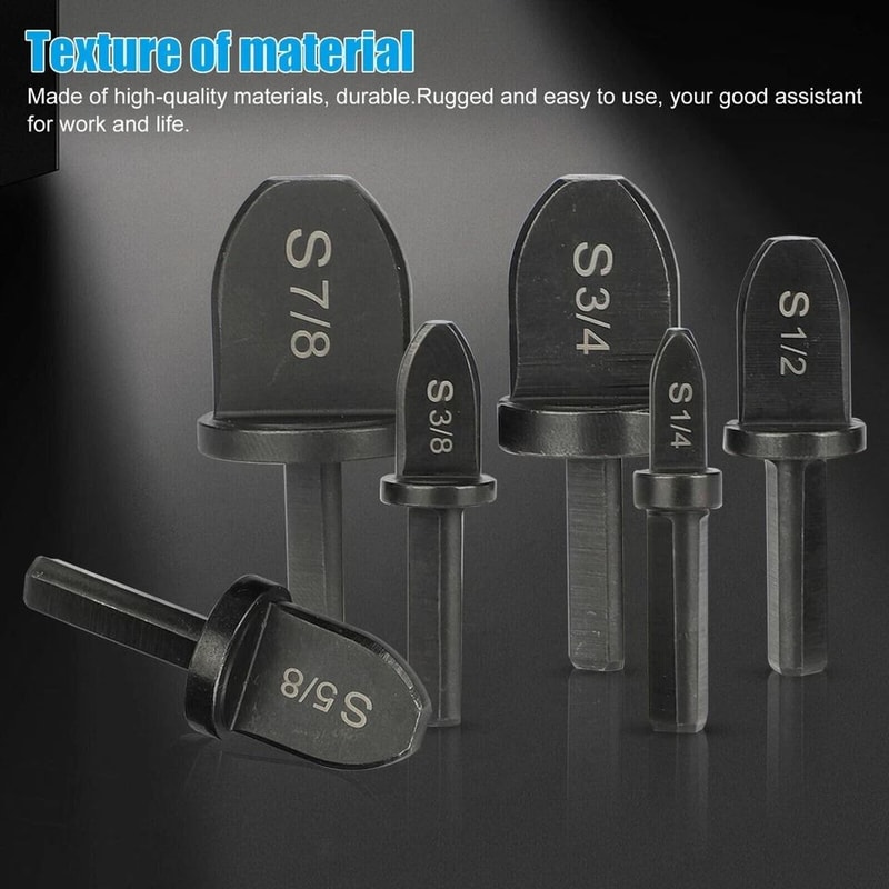 HVAC Copper Pipe Expander And Swaging Tool Drill Bit Set For AC Copper Tubing 7