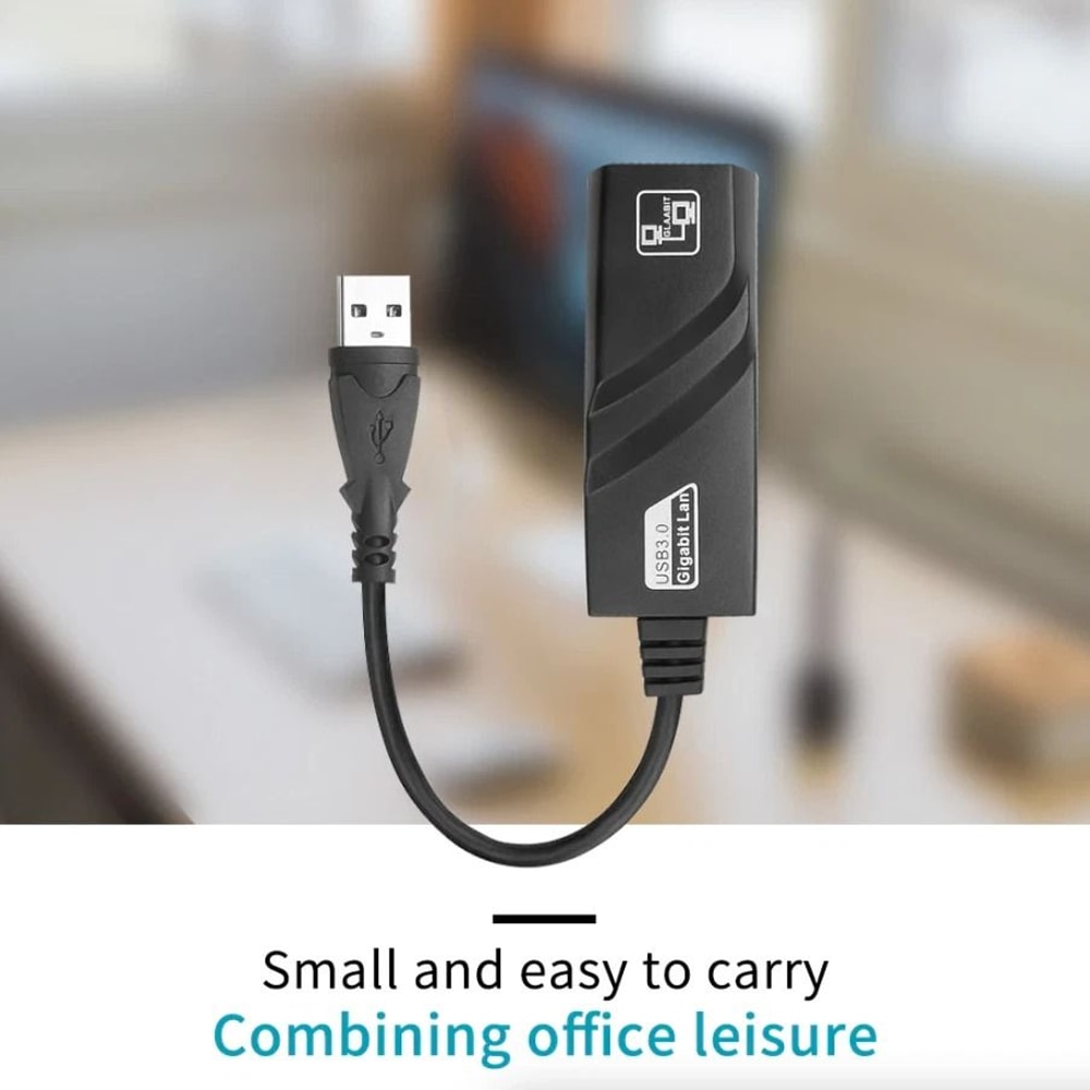 USB Gigabit Ethernet Adapter LAN For Windows PC And Mac 3